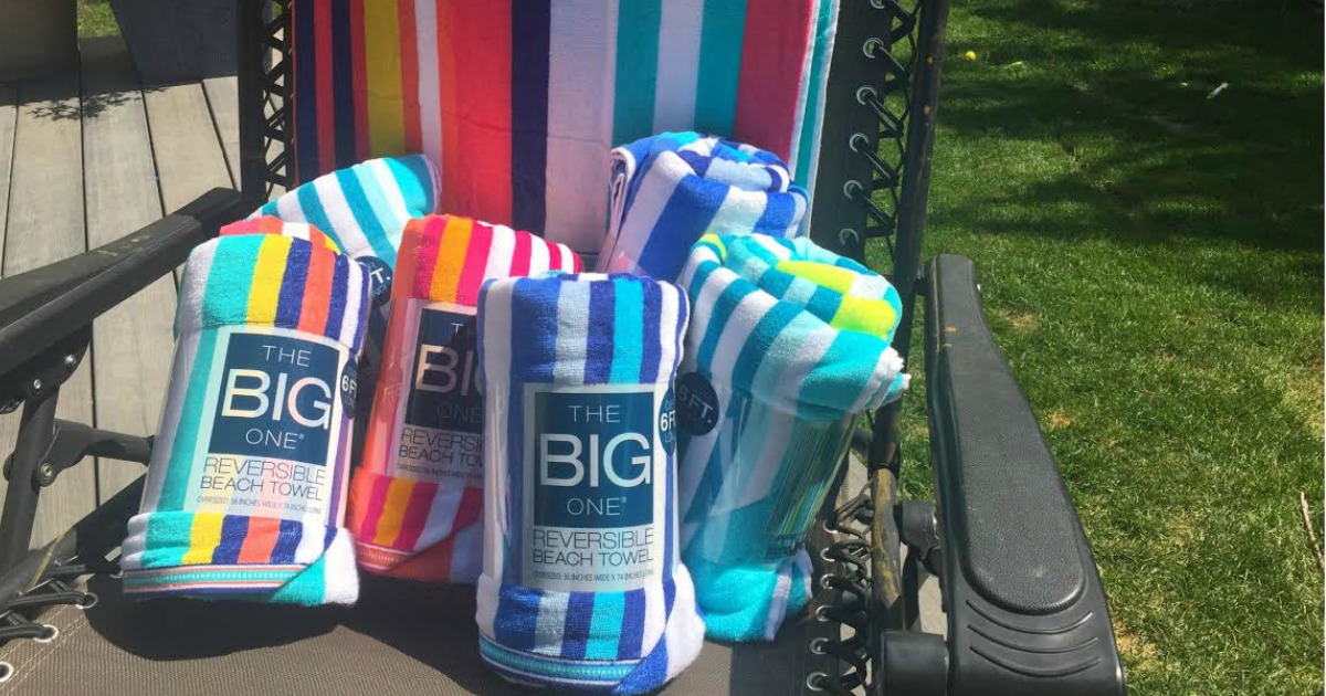 Kohl's The BIG One Striped Beach Towels As Low As 5.66 Each