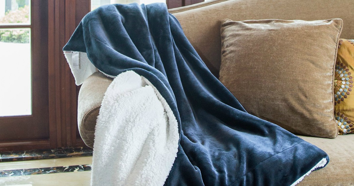 Amazon Bedsure Sherpa 60" x 80" Throw Blanket ONLY 23 Shipped + More