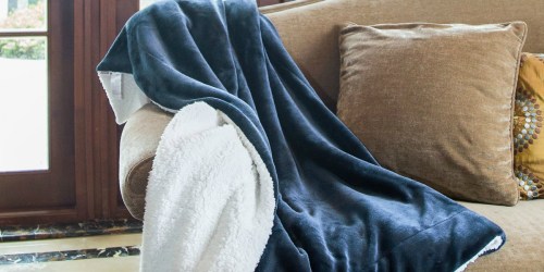 Amazon: Bedsure Sherpa 60″ x 80″ Throw Blanket ONLY $23 Shipped + More
