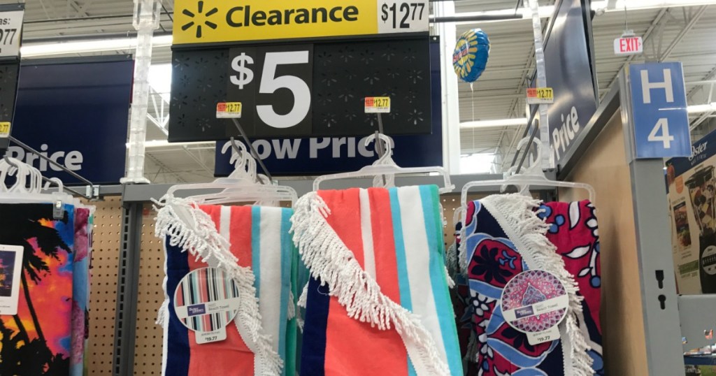 Walmart Summer Clearance: $2 Hooded Towels, $5 Round Beach Towels ...