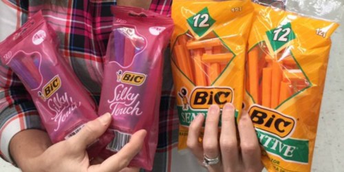 WOW! BIC Disposable Razors 12-Pack ONLY 82¢ at Walmart + More