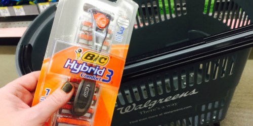 Walgreens: BIC Hybrid Razor with SIX Cartridges ONLY $1.59 Each After Rewards