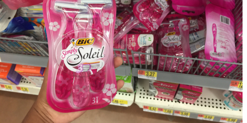 Walmart: BIC Soleil Razors 3-Pack Just 27¢