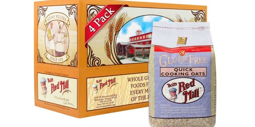 Amazon: Bob’s Red Mill Gluten Free Quick Oats 4-Pack Only $16.36 (Just $4.09 Each)
