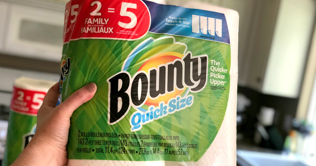 Bounty Family-Size Paper Towels 8-Pack Only $15.79 on Amazon (Regularly $22)