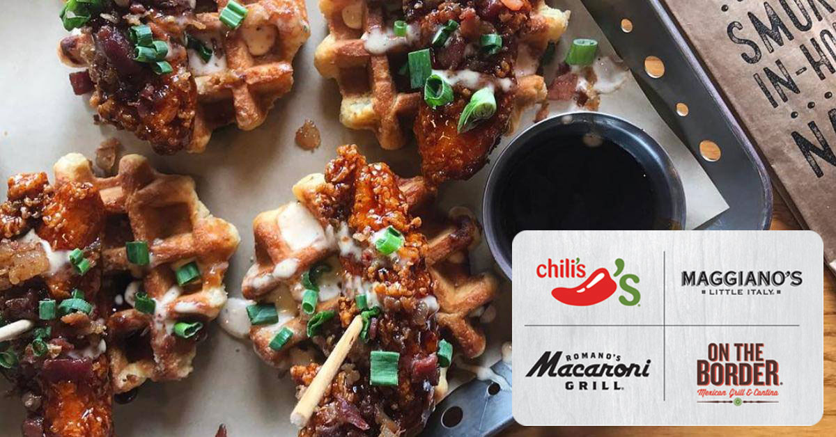 Brinker 25 Gift Card Just 18.99 Shipped (Save at Chili's, Romano's, On The Border & More