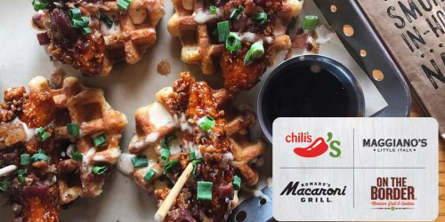 $50 Brinker Family eGift Card ONLY $40 (Valid at Chili’s, Romano’s Macaroni Grill & More)