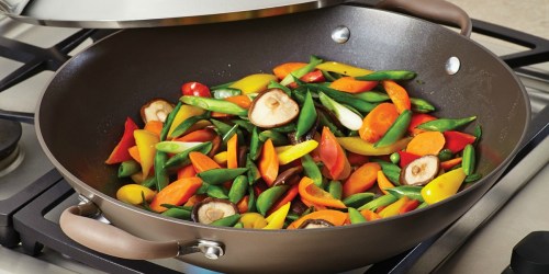 Macy’s.com: Highly Rated Anolon 14″ Covered Wok Only $34.49 Shipped (Regularly $99.99)