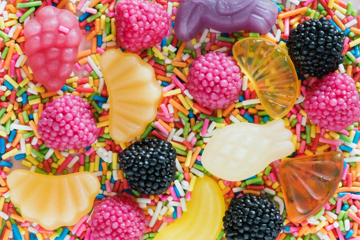 colorful assortment of candies