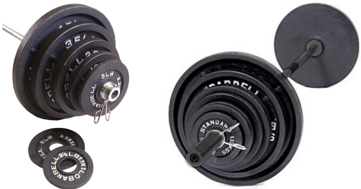 Cap 300 pound weight set sale