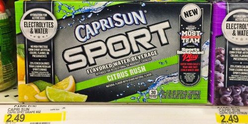 Target: Capri Sun Sport 10-Packs Only $1.99 (No Coupons Needed)