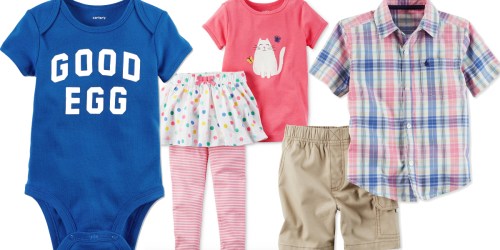 Macy’s: Up to 60% Off Carter’s Clothing (Prices Starting at Just $2.56 Shipped!)