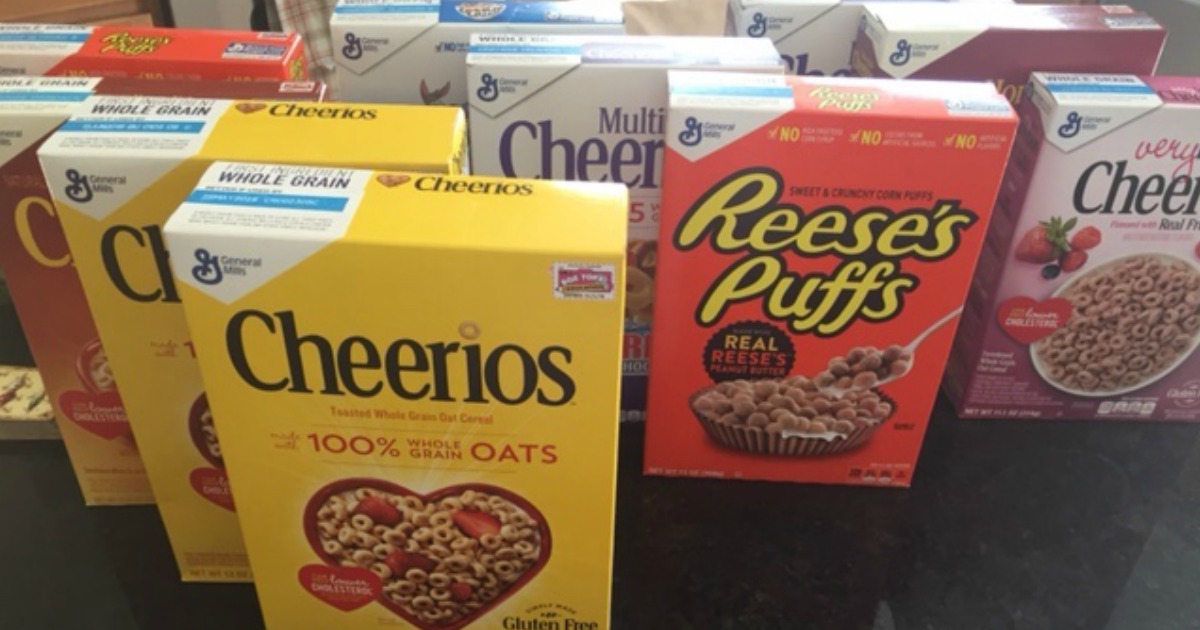 Hy-Vee Shoppers! Possibly Score FIVE Boxes of General Mills