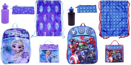Kohl’s Cardholders: Character 5-Piece Backpack Sets ONLY $12.24 Shipped & More
