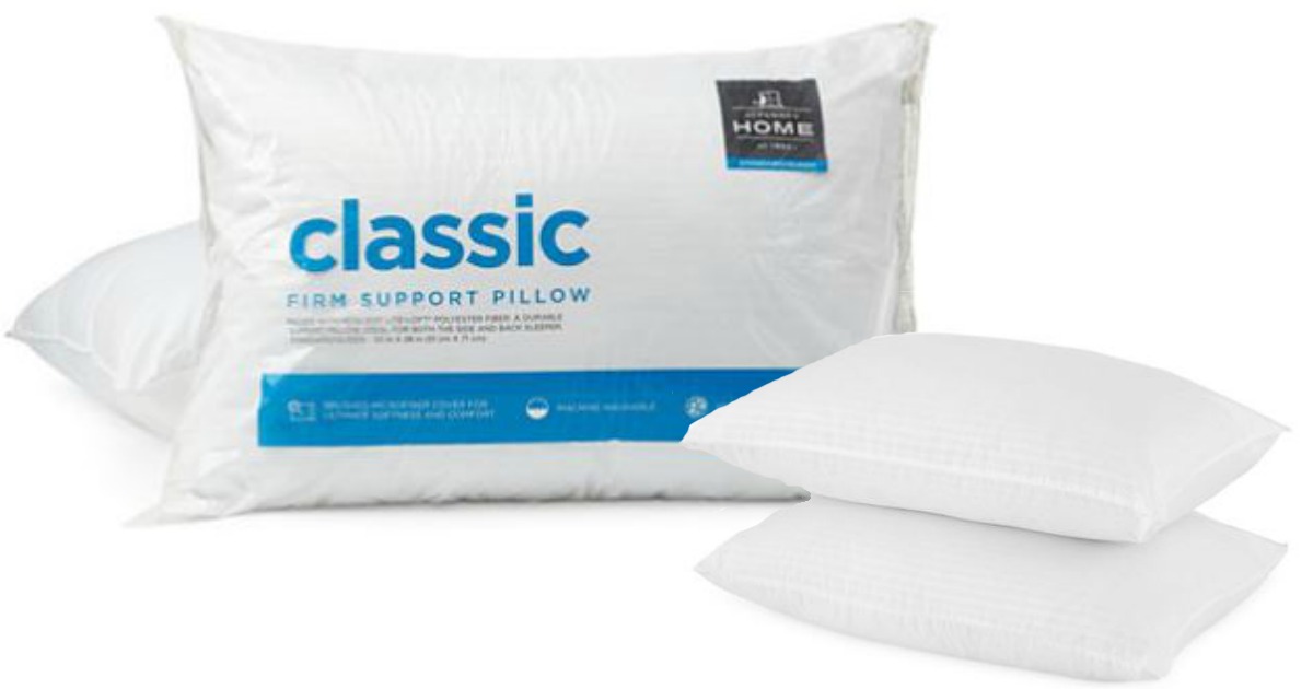 JCPenney: 2-Pack Classic Home Pillows ONLY $7 (Just $3.50 Each)