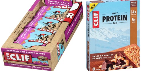 Amazon: Clif Crunch Bars 12-Pack Only $7.90 Shipped (65¢ Per Bar) & More