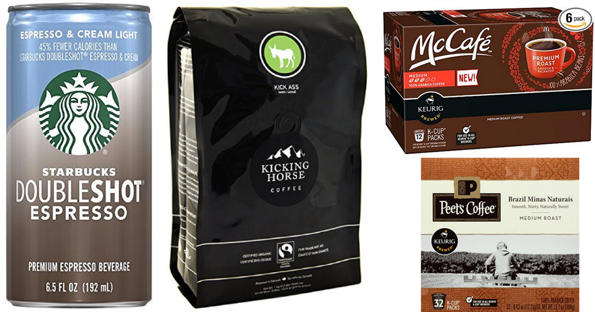 Amazon 30 Off Bestselling Coffee (Starbucks, Peet's, McCafe & More!)