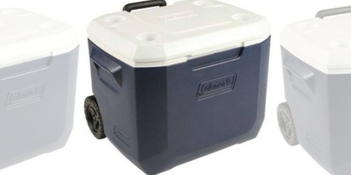 Walmart.com: Coleman 50-Quart Wheeled Cooler Only $21 (Regularly $32.23)