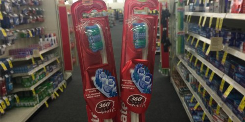 Colgate 360 Toothbrush ONLY 14¢ at CVS After Rewards (Regularly $6) – Ends Today!