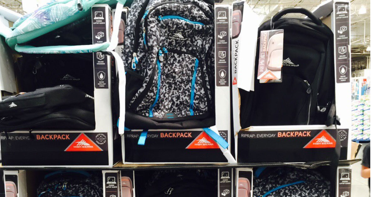 Get Ready for Back to School at Costco High Sierra RipRap Backpack Just 15.99