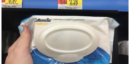 Walmart: Cottonelle Fresh Care Wipes Only 78¢ (After Cash Back)