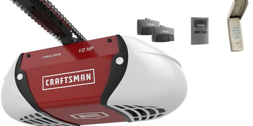 Craftsman Garage Door Opener w/ 2 Remotes & Keypad Only $149.99 Shipped + $50 SYW Points