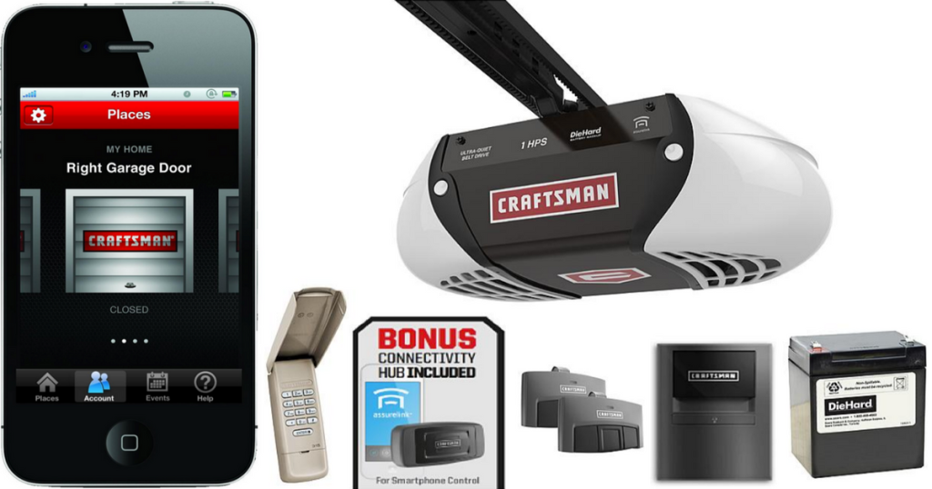  Craftsman Garage Door Opener Mobile App with Modern Design