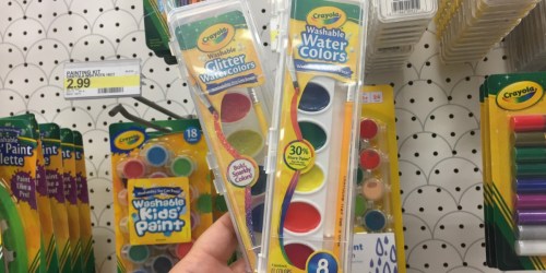 Target: Crayola 8-Count Washable Watercolors Only $1.39 (No Coupons Needed)