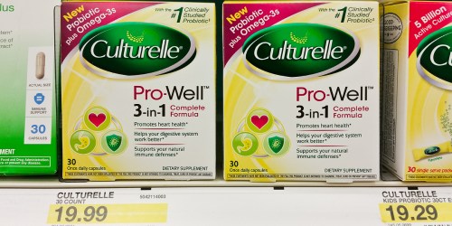 High Value $5/1 Culturelle Pro-Well Product Coupon = BIG Savings at Target