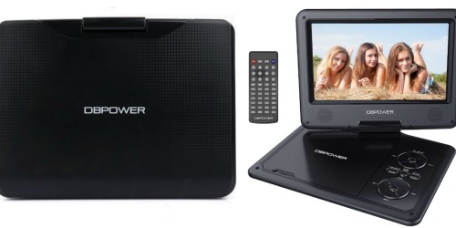 Amazon: DBPOWER 9.5-Inch Portable DVD Player Only $56 Shipped (Great for Road Trips)