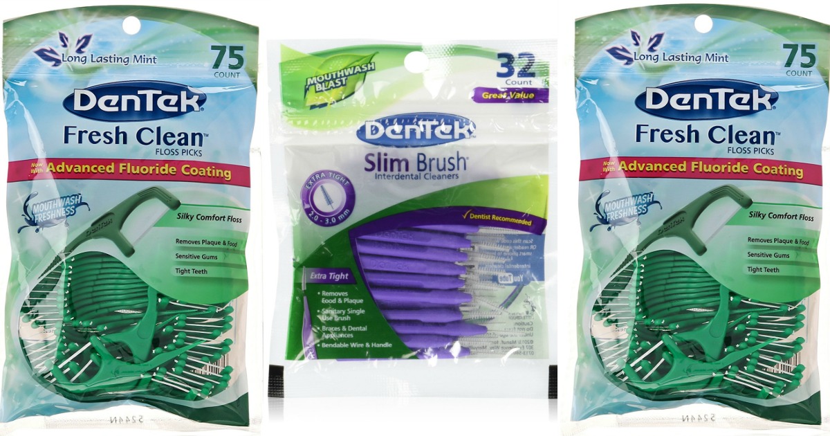 Amazon DenTek Floss Pick 75Count Package Only 1.89 Shipped + More