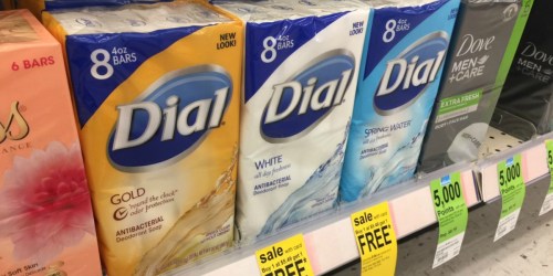 Walgreens: Dial Bar Soap 8-Pack Only $1.87 (Just 24¢ Per Bar)