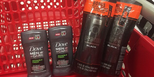 Target: Dove Men+Care Deodorant & Axe Products ONLY $1.99 Each After Gift Card