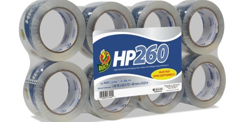 Duck Brand Packaging Tape 8-Rolls ONLY $13.29 (Just $1.66 Per Roll)