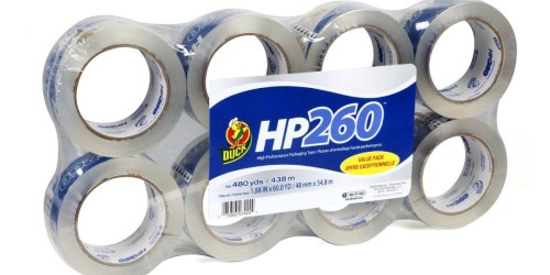 Amazon: Duck Brand High Performance Packaging Tape 8-Pack Only $12.31 Shipped (Just $1.54 Each)