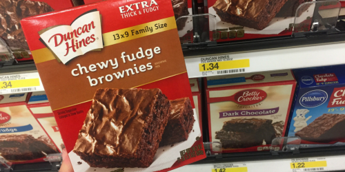 Target Shoppers! Score Duncan Hines Brownie Mix for ONLY $1 Using Only Your Phone
