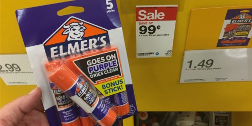 Target Shoppers! Possibly Score 5 FREE Elmer’s Glue Sticks