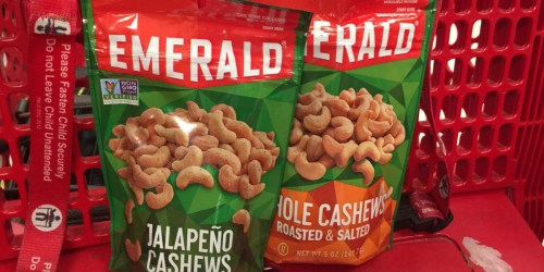 Target Shoppers! Emerald Cashews Pouches ONLY $2.69 (Jalapeno Variety is SO Good)
