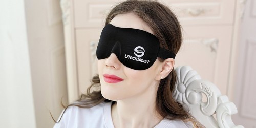 Amazon: UtechSmart Contoured Sleep Mask, Ear Plugs AND Carrying Pouch ONLY $10.39