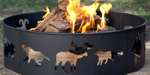 Big Sky Wildlife Steel Fire Ring Just $8 (Regularly $50)