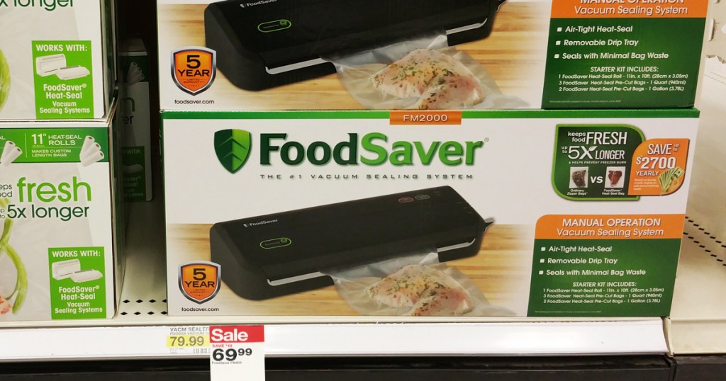 Target FoodSaver Vacuum Sealing System Only 49.99 (Regularly 79.99)