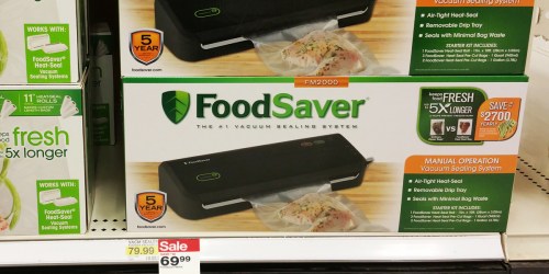 Target: FoodSaver Vacuum Sealing System Only $49.99 (Regularly $79.99)