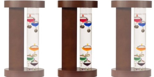 Walmart: Galileo Thermometer w/ Wood Stand Just $4.88 (Unique Gift Idea)