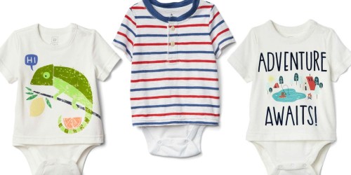 GAP: Free Shipping + Extra 40% Off = Body Double Suits For Baby As Low As $3.59 Shipped & More