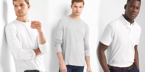 Men’s Gap Long Sleeve T-Shirts Only $3.99 Shipped (Regularly $19.95) + MORE