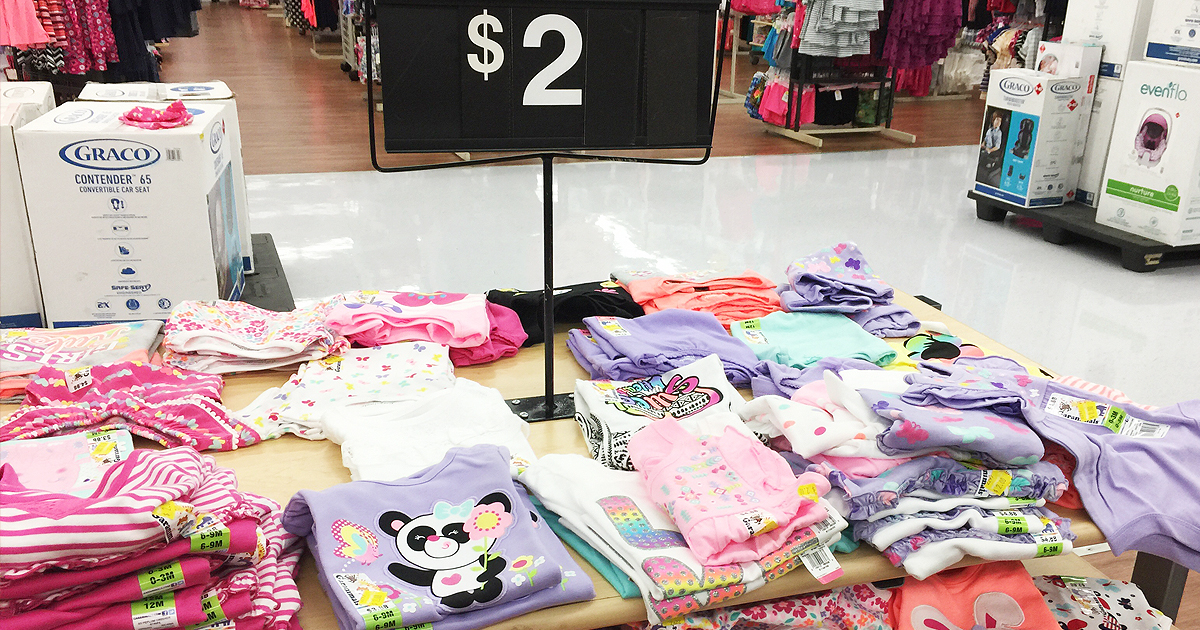 Walmart Clearance: $2 Baby \u0026 Toddler 
