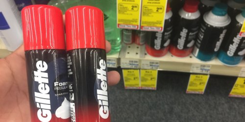 CVS: Gillette Shave Foam Only 49¢ Each After Extra Bucks (No Coupons Required)