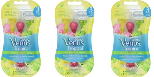 Amazon: Gillette Venus Disposable Razors 3-Pack ONLY $3.62 Shipped