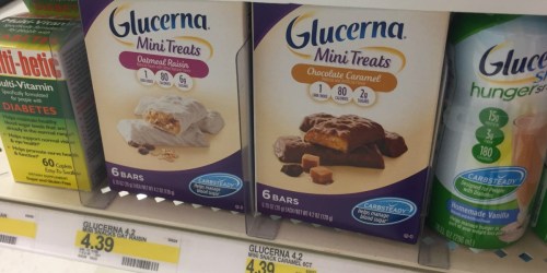 Target Shoppers! Glucerna Mini Treats 6-Pack Bars as Low as ONLY 7¢ (Regularly $4.39)
