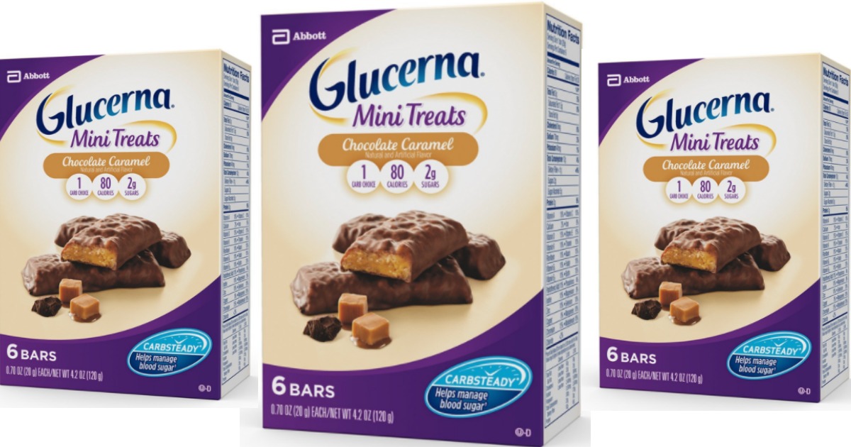 Amazon 36Count Package of Glucerna Mini Treat Bars Just 3.36 Shipped